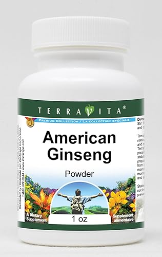TerraVita Polvo de ginseng americano (1 oz, ZIN 520233)