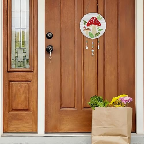 Miniatura 2 de Kit de pintura de diamante 5D, 7.5 pulgadas, pintura de diamantes de 7.5 pulgadas, campanilla de viento, decoración de puerta de pared colgante de