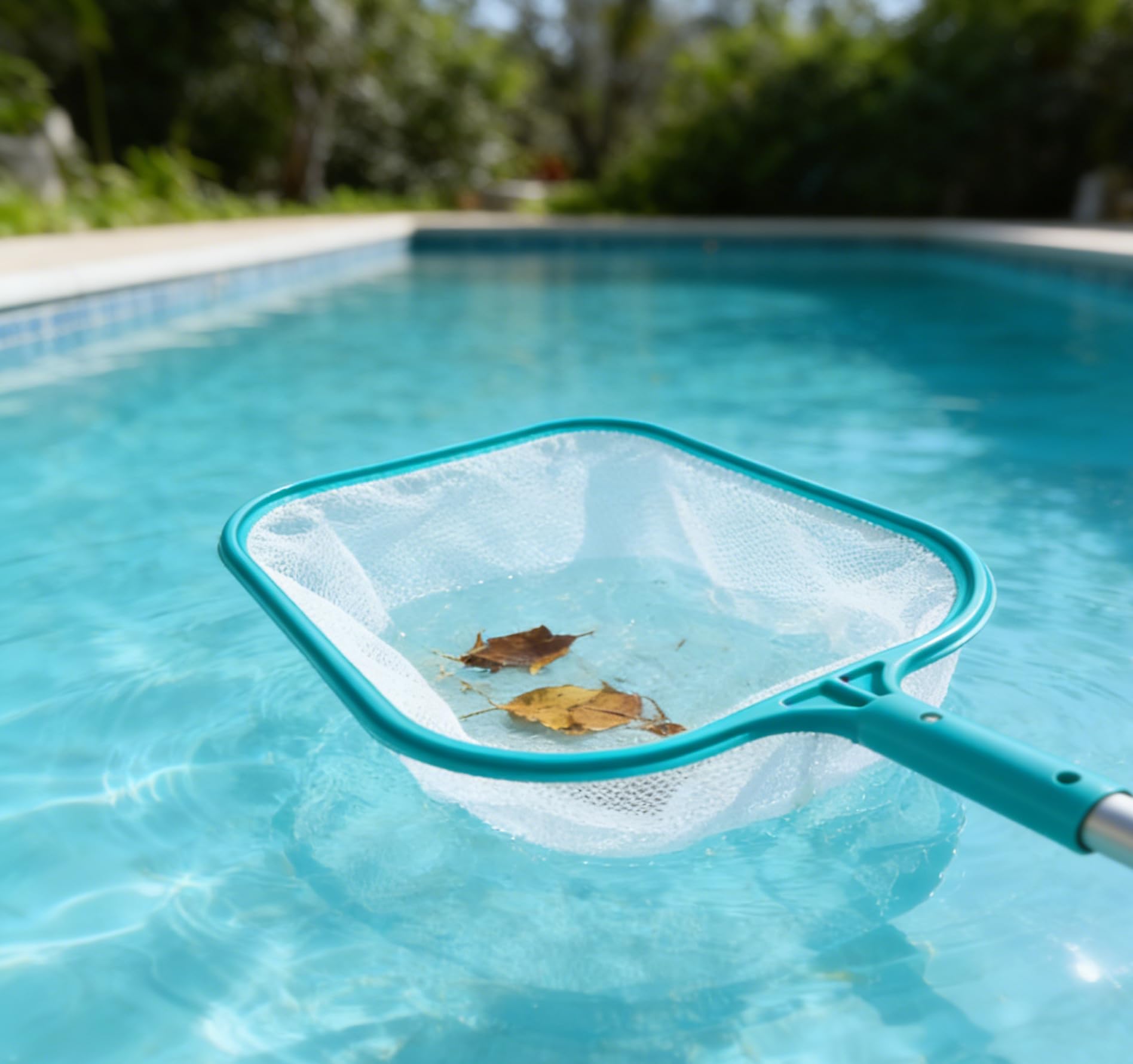 HMifjUM Swimming Pool Skimmer Net - Swimming Pool Cleaner Supplies, Pool Nets for Cleaning Pool Leaf Net, Pool Cleaning for Catching Floating Leaves, Insects (B)