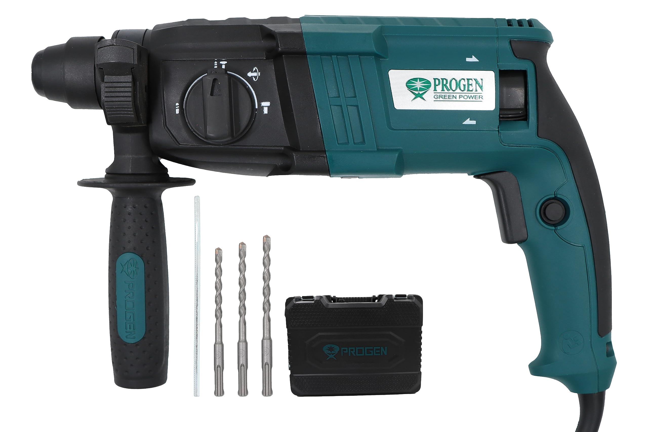 See full amazon price history chart for PROGEN 9220-HG 780W 20mm Rotary Hammer Drill Machine, SDS Plus Shank, Variable Speed, Reversible 4 Functions with 3 Bits For Hammering & Drilling on Concrete, Masonry & Wood (3900 bpm, 2000 Rpm) PROGEN 9220-HG 780W 20mm Rotary Hammer Drill Machine, SDS Plus Shank, Variable Speed, Reversible 4 Functions with 3 Bits For Hammering & Drilling on Concrete, Masonry & Wood (3900 bpm, 2000 Rpm) (B0BYZ1Z8VT) Amazon Price History, Amazon Price Tracker