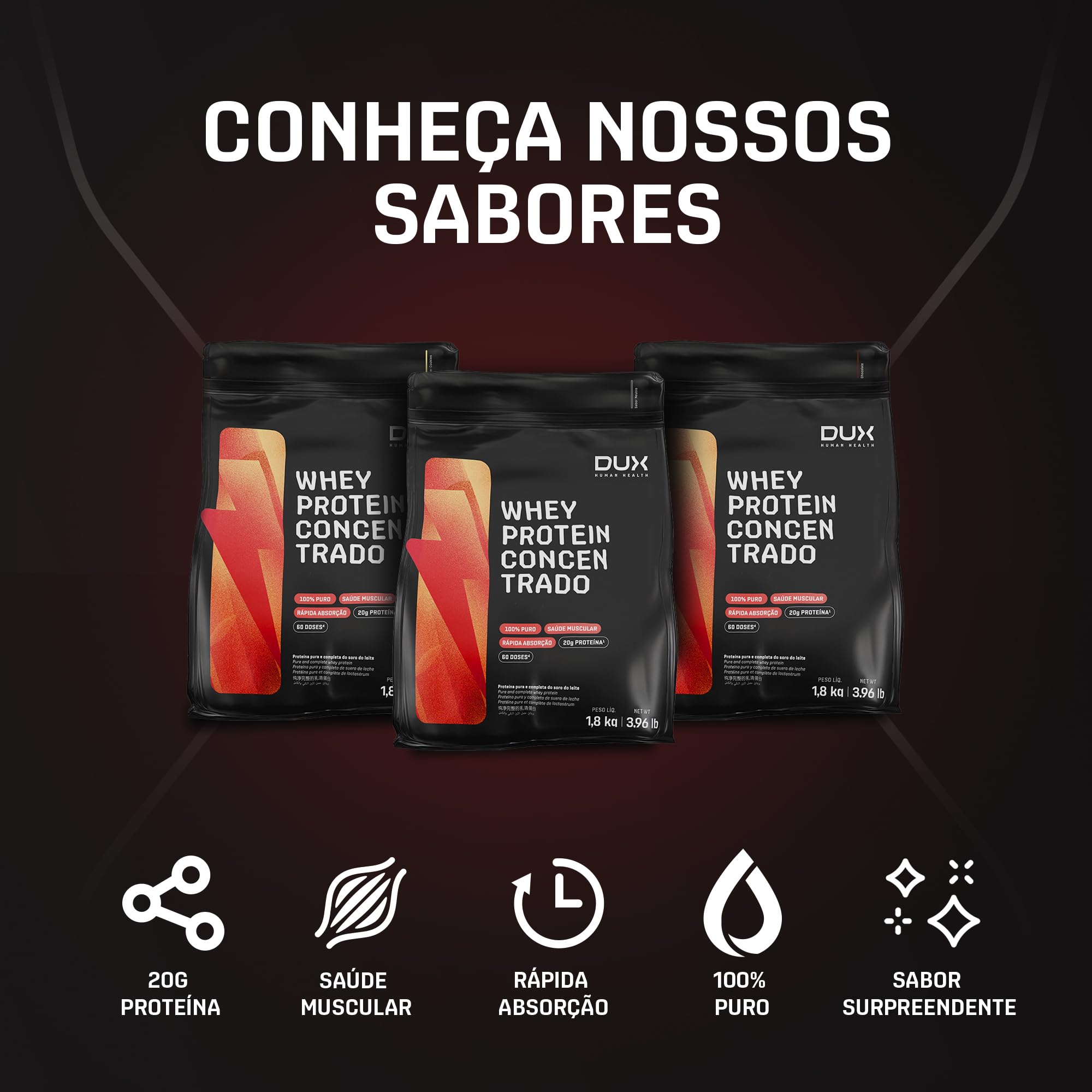 Whey Protein Concentrado Cookies Refil 1.8kg – Contribui Para o