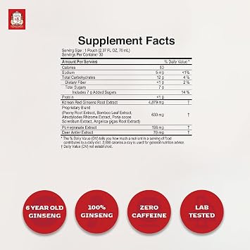 Jung Kwan Jang HWA AE RAK JIN Red Ginseng Women's Balance Drink 30 Pouches | Natural Menopause Support, Stimulant-Free Energy, Enhance Circulation, 6-Year Korean Red Ginseng Drink, Non-GMO, Vegan