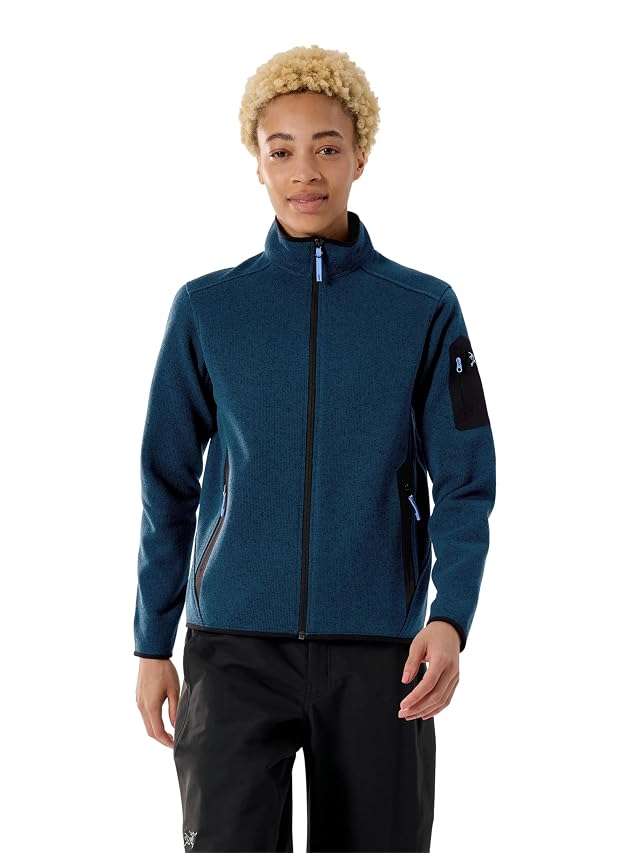 Arcteryx Covert Cardigan Womens Abrasion Resistant Fleece for Low Output Hikes
