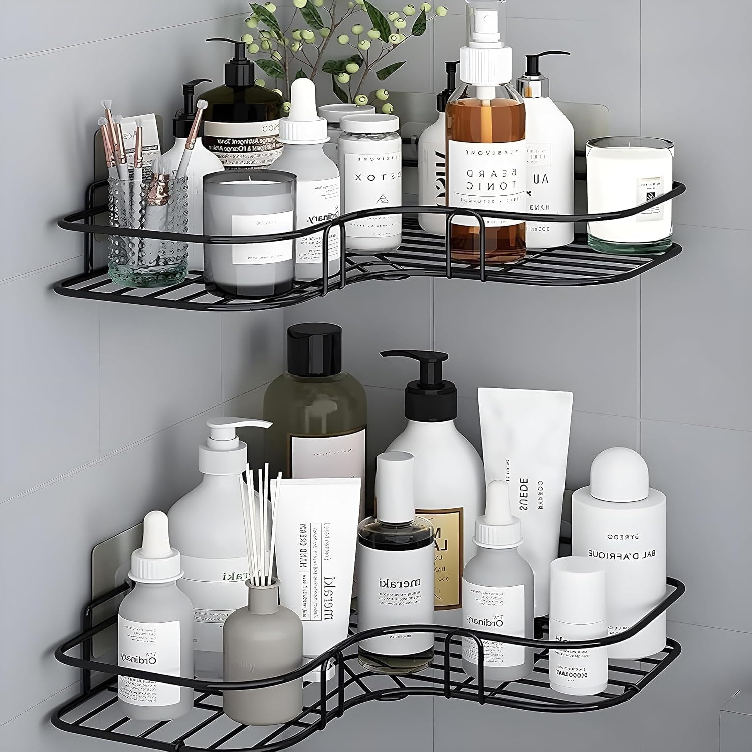 See full amazon price history chart for WOW HOME BASICS (Pack of 2 Self Adhesive Corner Shelf for Bathroom/Adhesive Shelf for Kitchen with Magic Sticker/Bathroom Organizer Without Drill (GI Metal, Black) (Pack of 2) WOW HOME BASICS (Pack of 2 Self Adhesive Corner Shelf for Bathroom/Adhesive Shelf for Kitchen with Magic Sticker/Bathroom Organizer Without Drill (GI Metal, Black) (Pack of 2) (B0DBG96SQW) Amazon Price History, Amazon Price Tracker
