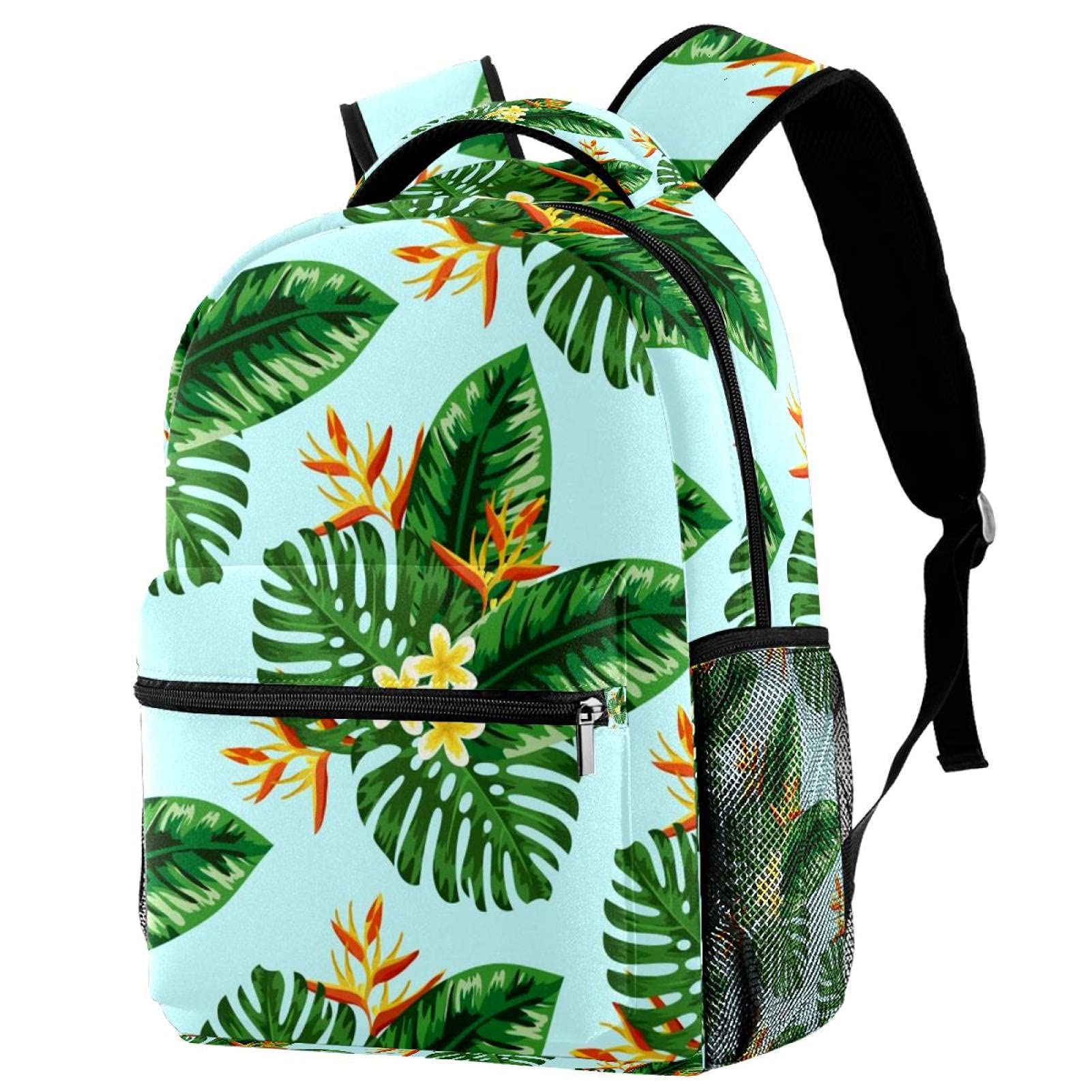 Sac à dos décontracté écailles de sirène multicolore grand compartiment - 7