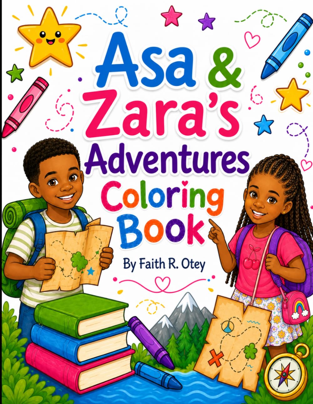 Asa & Zara’s Adventures Coloring Book