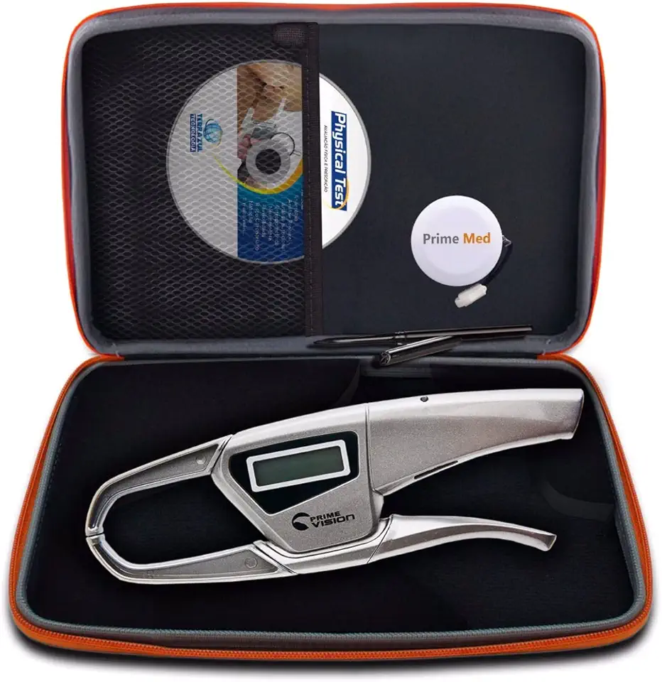 Adipômetro Digital Científico Prime Med Smart Com Software (Branco)