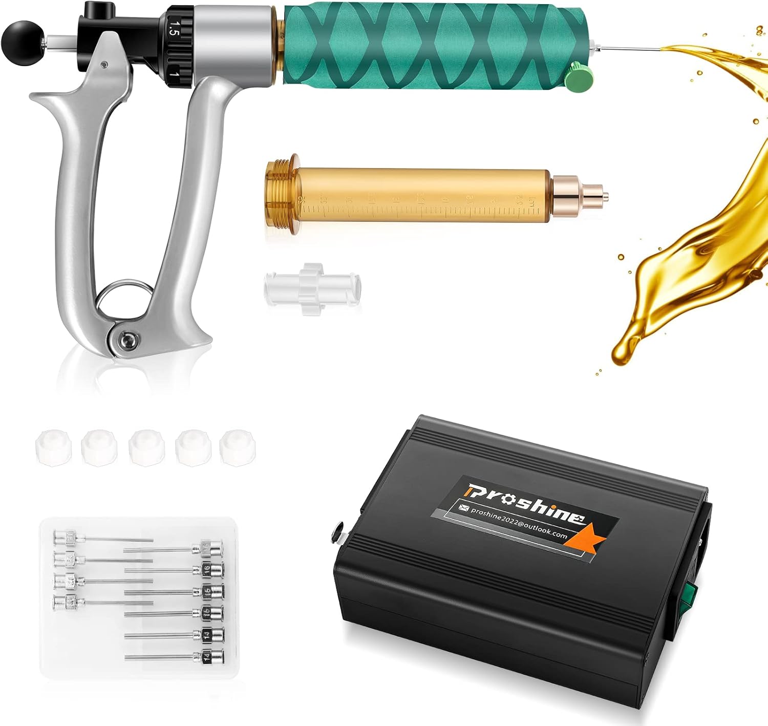 25ML Filling Gun & 5 25ML Spare Ba