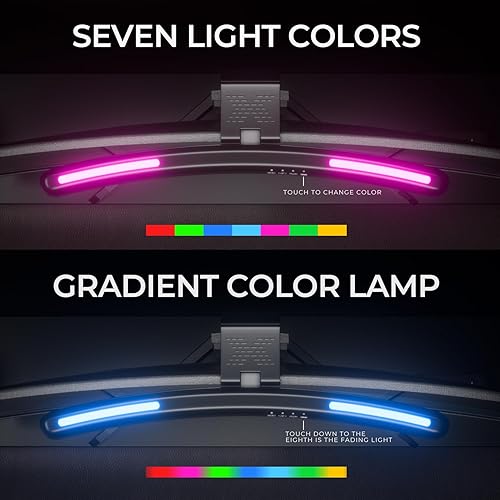 Miniatura 3 de Barra de luz para monitor curvada, retroiluminación RGB, lámpara de pantalla de computadora para cuidado de los ojos, modo de luz dual con control