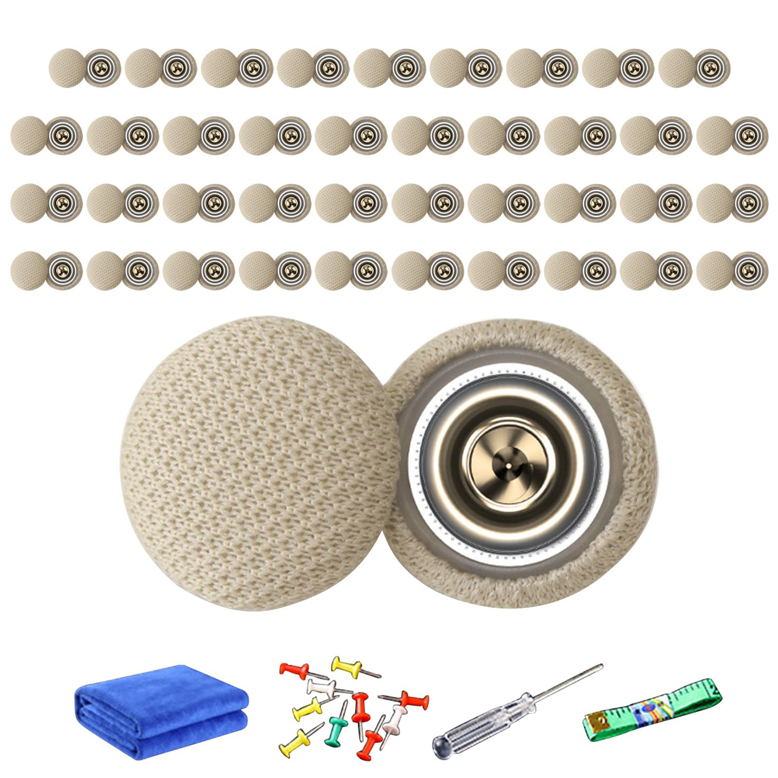 YROHGKPN 40Pcs Car Roof Cloth Fasteners Auto Interior Repair Clips Metal