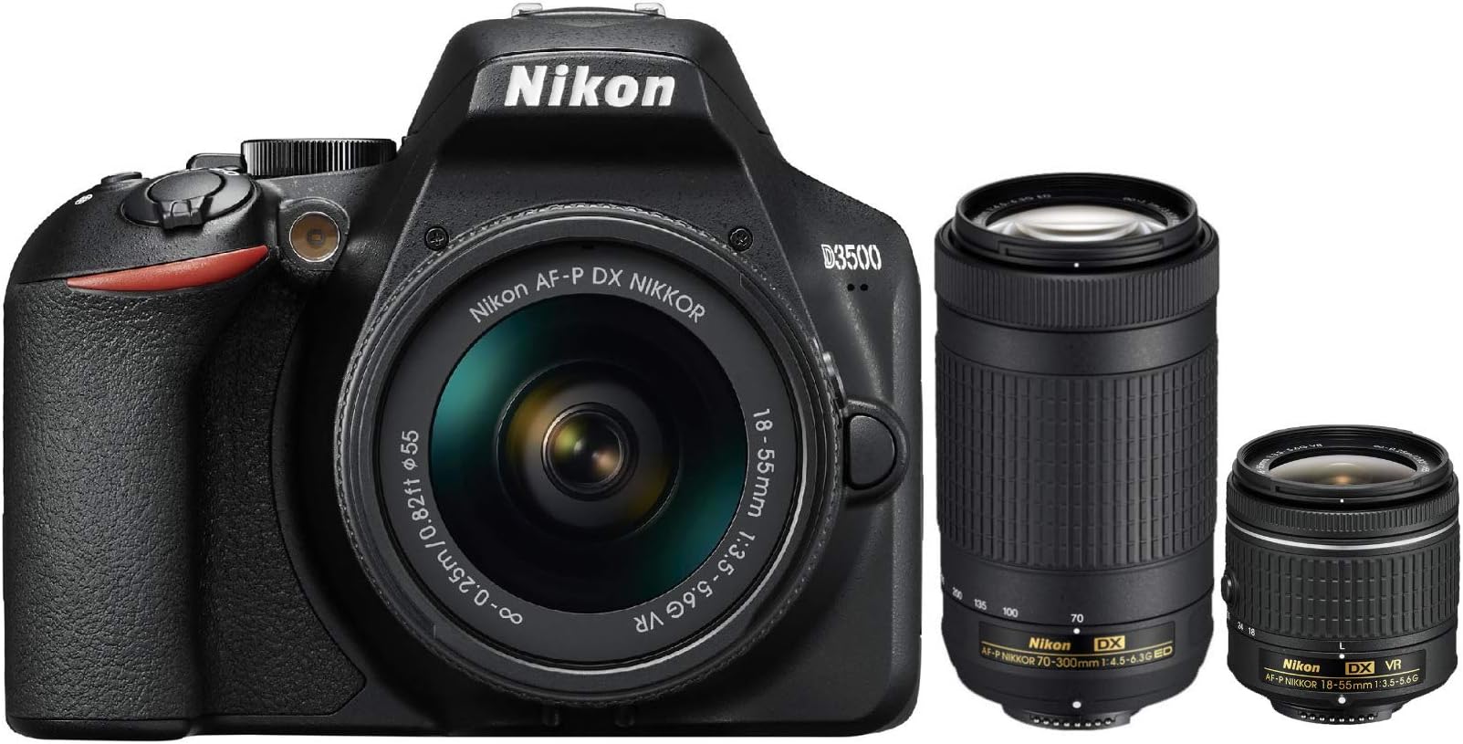 Used Nikon D3500 DSLR with 18-55mm Lens, Black