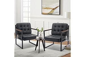 COLAMY Mid-Century Modern Accent Chair Set of 2 - Perfect for Sitting in Style