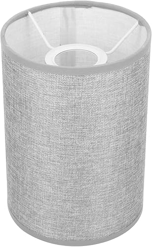 Miniatura 1 de BESPORTBLE Pantalla de tambor de lino Pantalla de lámpara para el hogar Cubierta de la lámpara de mesa Cubierta de la lámpara