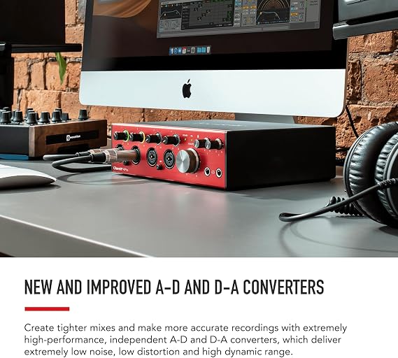 Focusrite Focus Light/Clarett + 4Pre 18in/8out USB Audio Interface