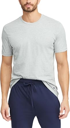 POLO RALPH LAUREN Men's T-Shirt, 3-Pack, Classic Men's Cotton Crewneck Shirts, Moisture-Wicking, (Long, Big & Tall)