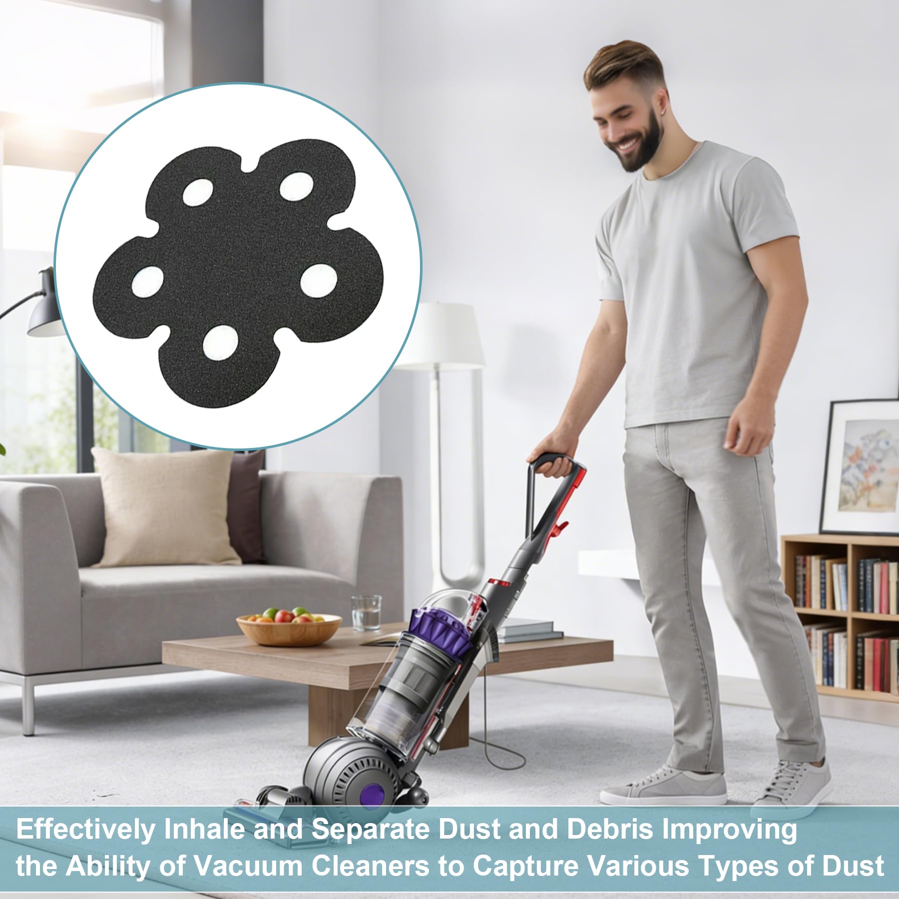 Amazon.com: 2pc Vacuum Cleaner Cyclone Foam dust Gasket Seal ADY11