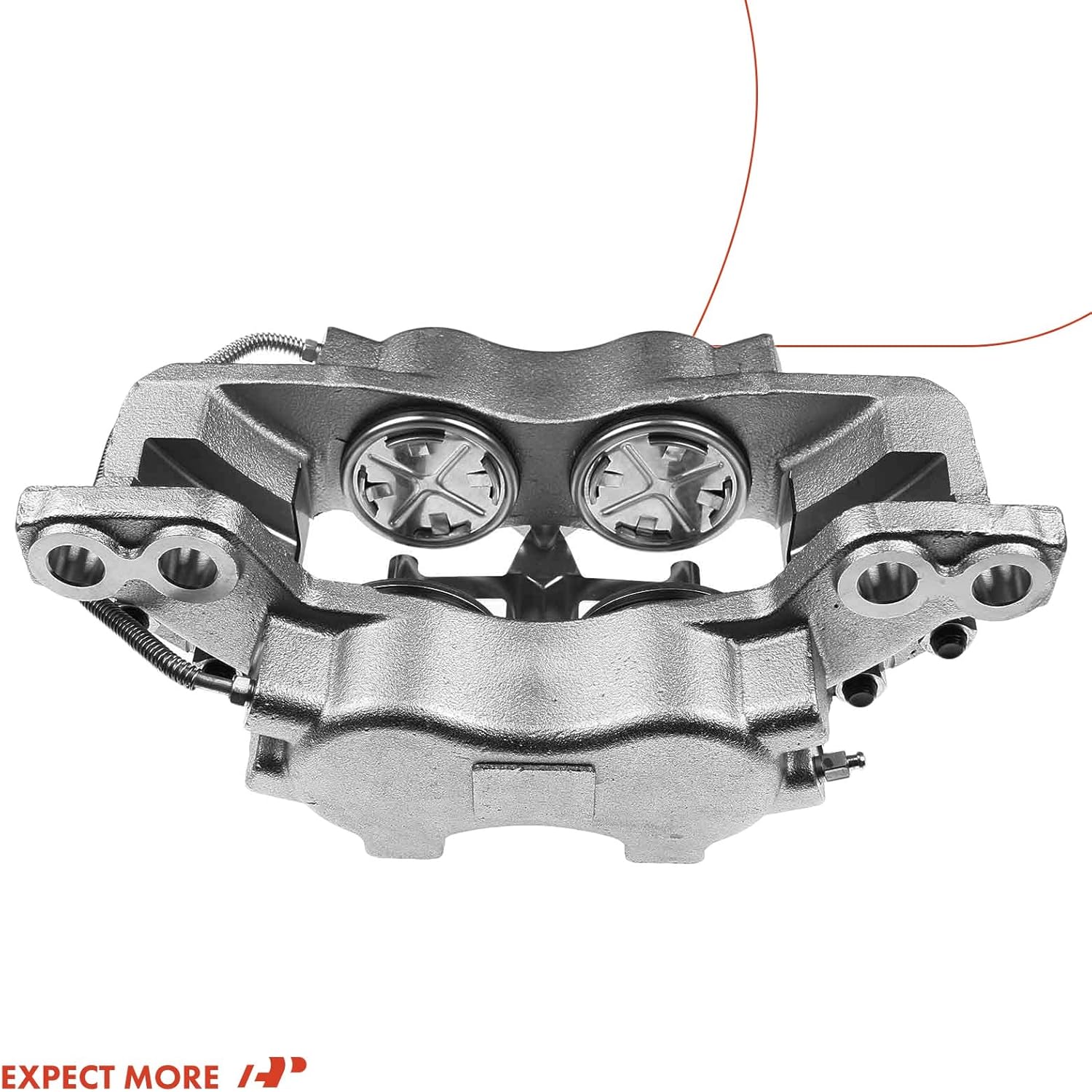 A-Premium Disc Brake Caliper Assembly Compatible with Select Chevy and GMC Models - C60, C70, C6000/C7000 Kodiak 1995-1996, C6500/C7500 Kodiak 1997-2002 - Rear Right Passenger Side