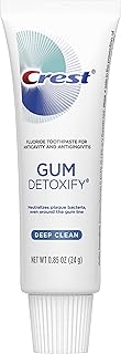 Crest Gum Detoxify Deep Clean Toothpaste, 0.85 Ounce Travel Size
