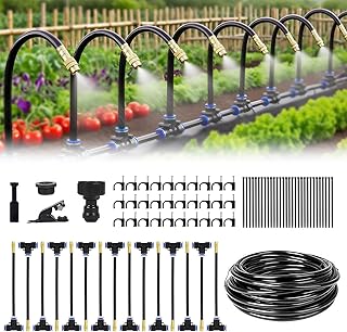 Automatic Drip Irrigation Kit - 50FT with Tool-Free Quick Connectors, 15...