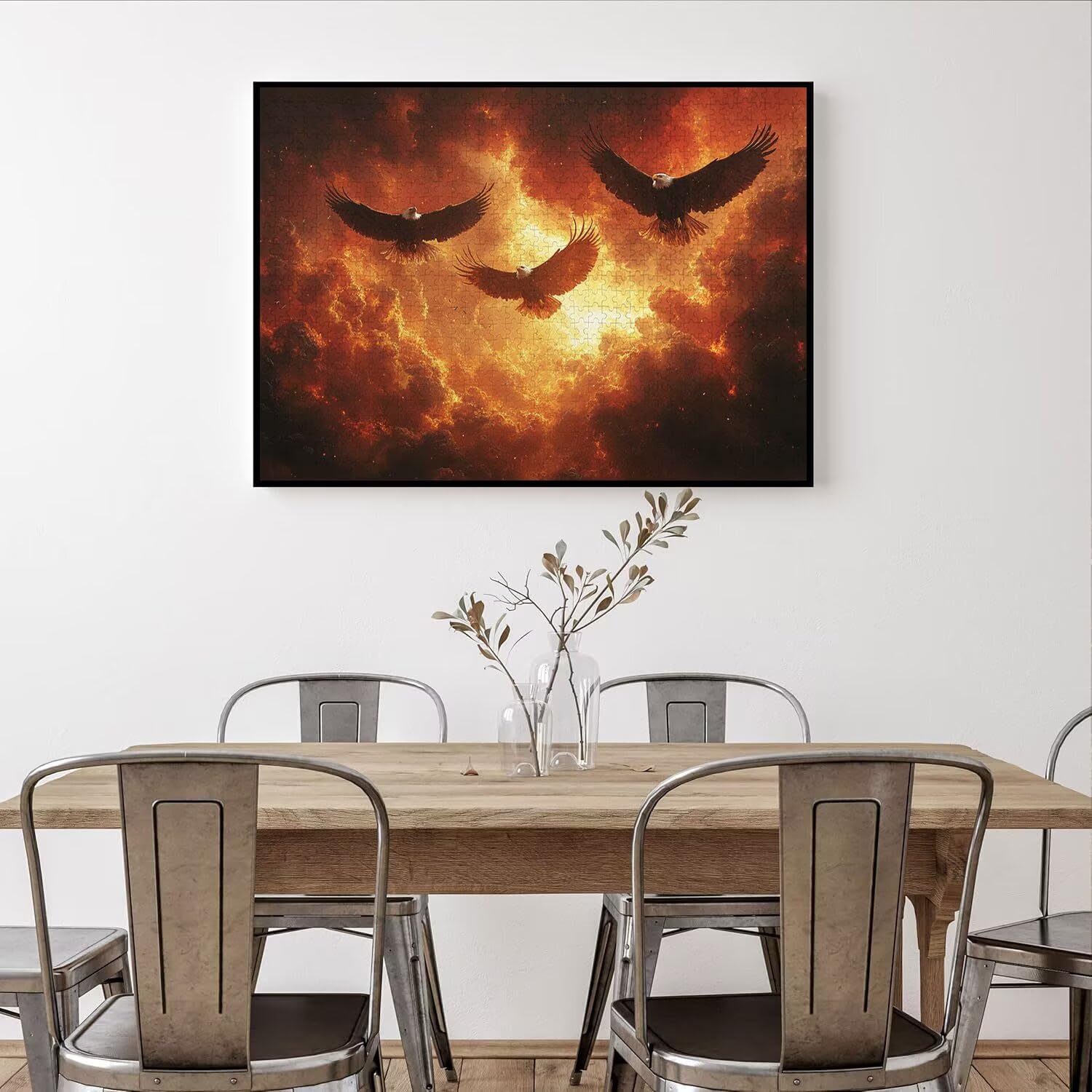 Puzzle 6000 Pezzi L'aquila Puzzle Classici per Gioco Familiare, n-408 | Impossibile Puzzles, Intrattenimento Creativo, Rilassamento Intelligence, Regalo per Amore e Amico, Home Decor, Sole calante