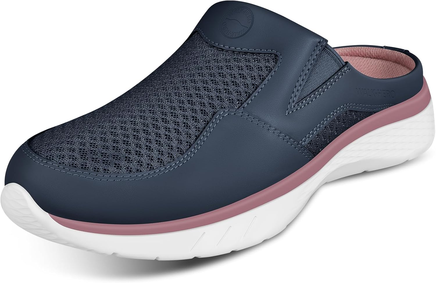 Mules for Woman Sneakers with Arch Support, Slip On Womens Walking Shoes for Plantar Fasciitis, Open Back Orthopedic Clogs for Women Mules for Woman Sneakers with Arch Support, Slip On Womens Walking Shoes for Plantar Fasciitis, Open Back Orthopedic Clogs for Women