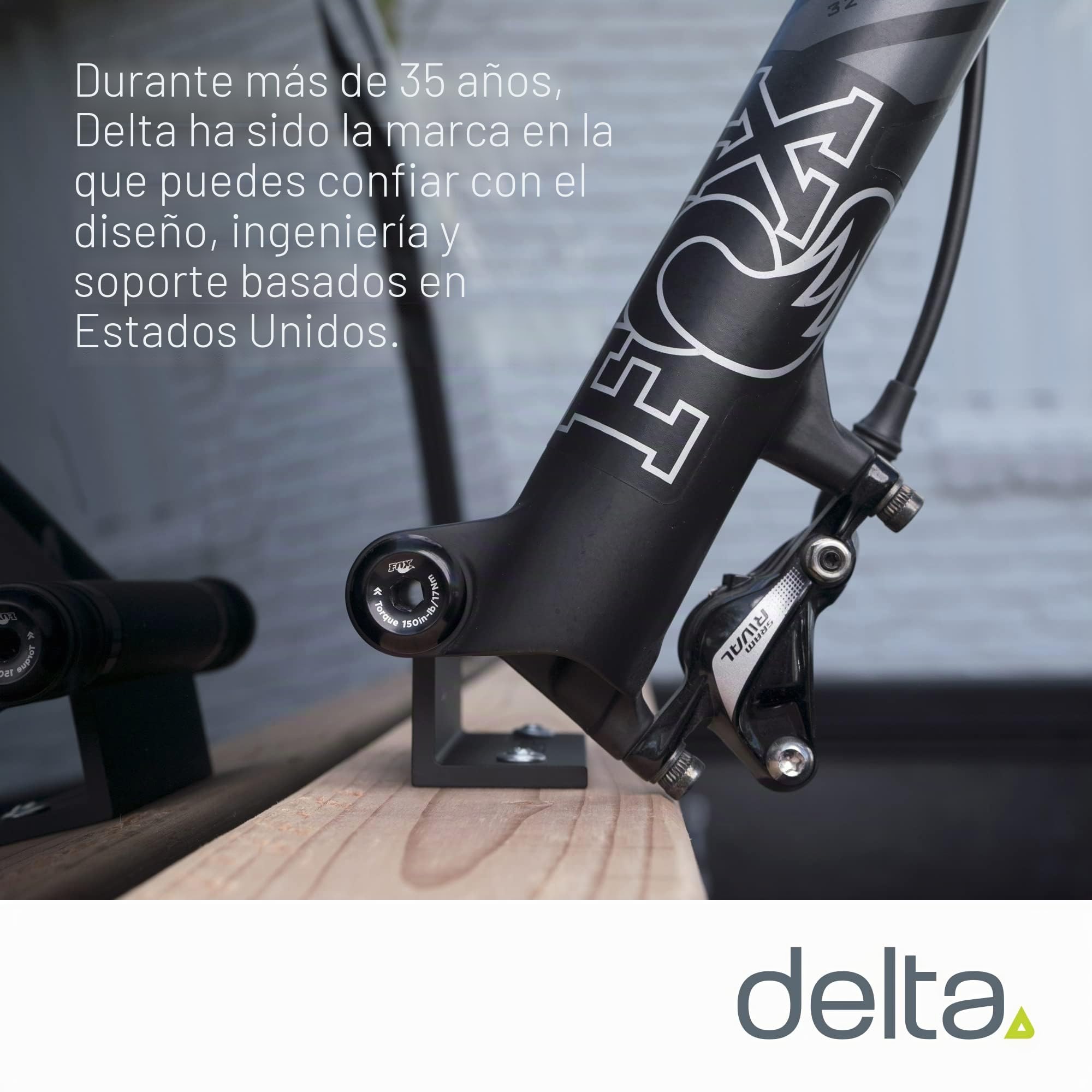 Delta Enganche de Bicicleta para Ejes, Negro, 12/15 mm
