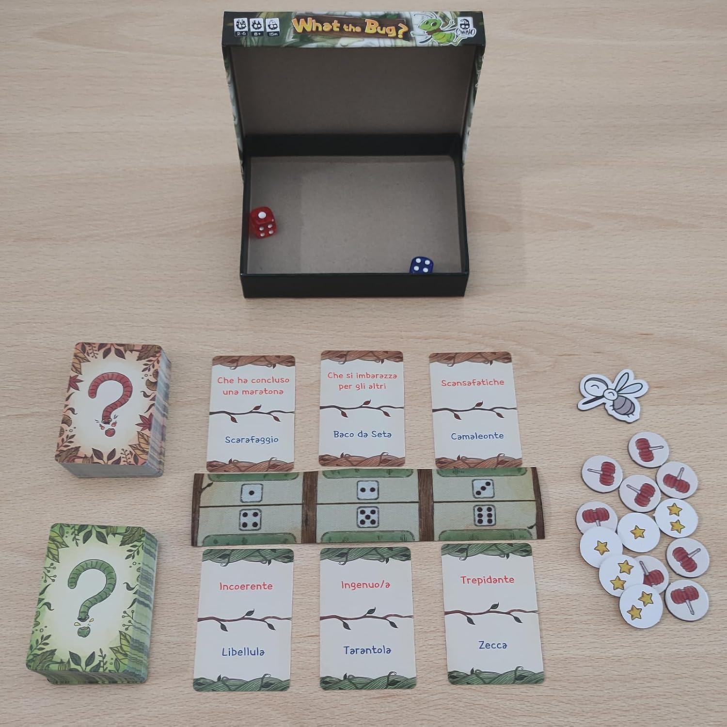 Cranio Creations - What the Bug?, A Party Game for Insects and Imitation Experts, Italian Edition