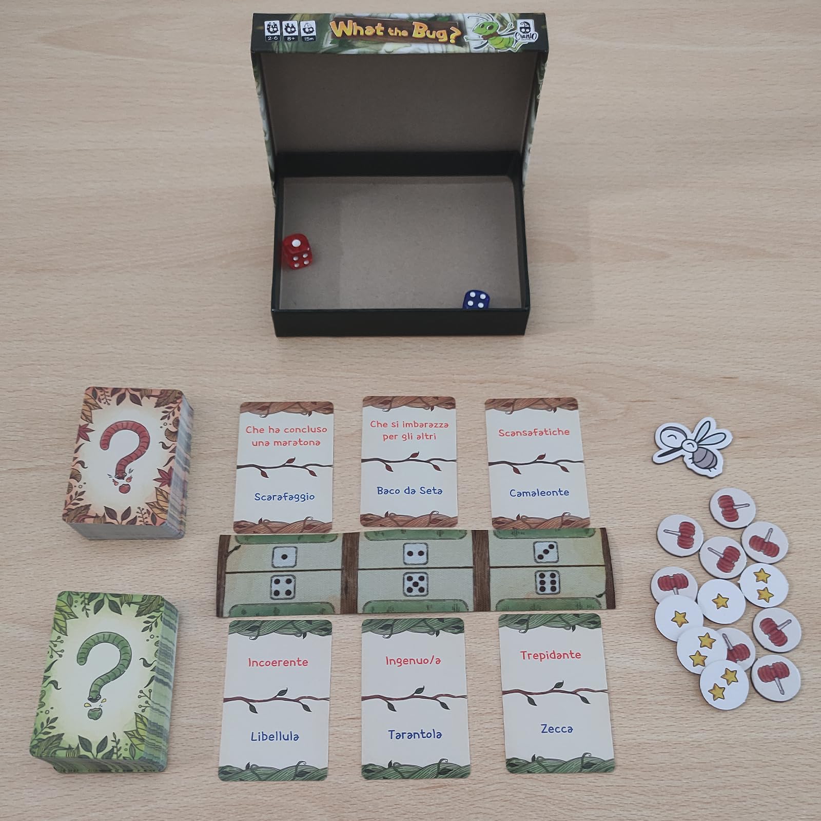 What the Bug? - Party Game di Imitazioni e Creatività