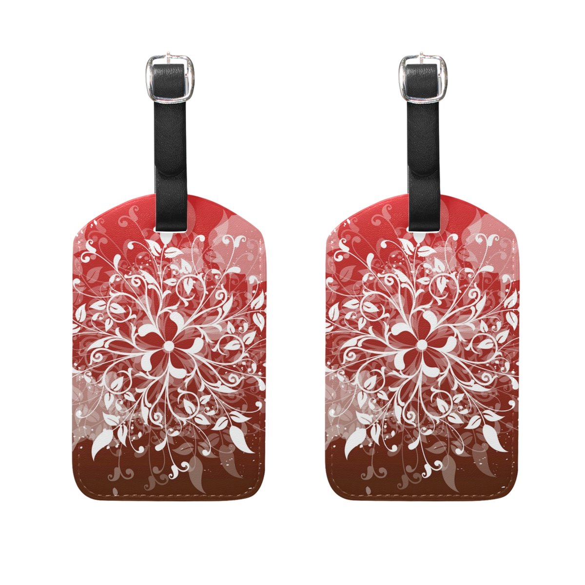 Aumimi Spiral Flower Travel Luggage Tags 2pcs