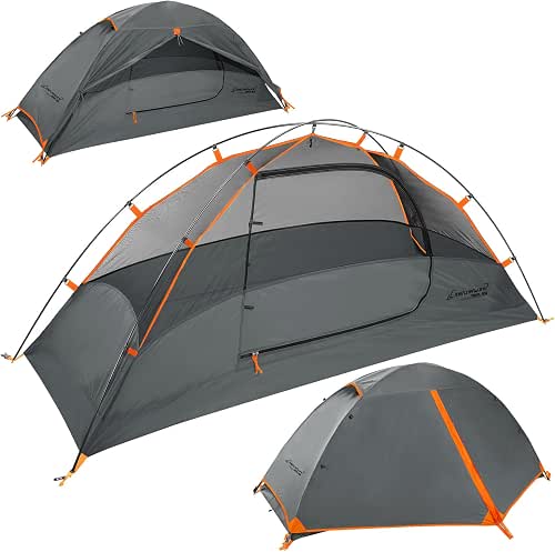 Clostnature Lightweight Tent for Backpacking - 1/2/3/4 Person Ultralight Backpacking