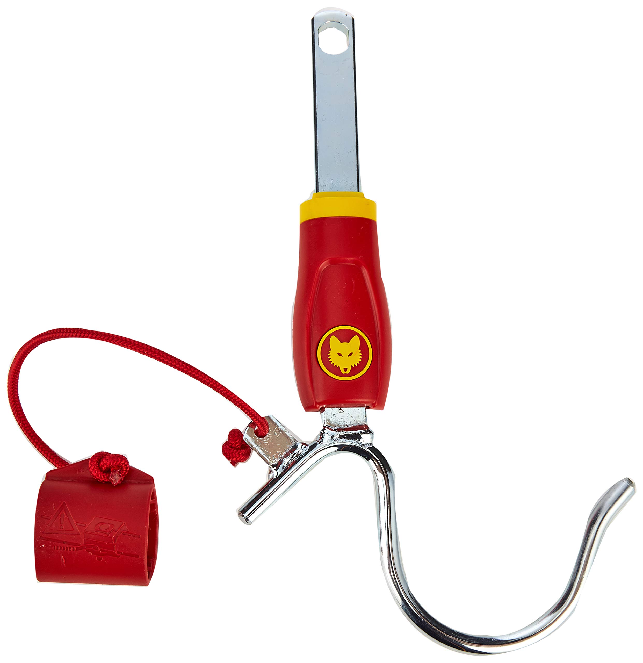 Scopa Regolabile Wolf-Garten UC-M - Larghezza 36-58cm, Acciaio Temprato, Rosso/Argento