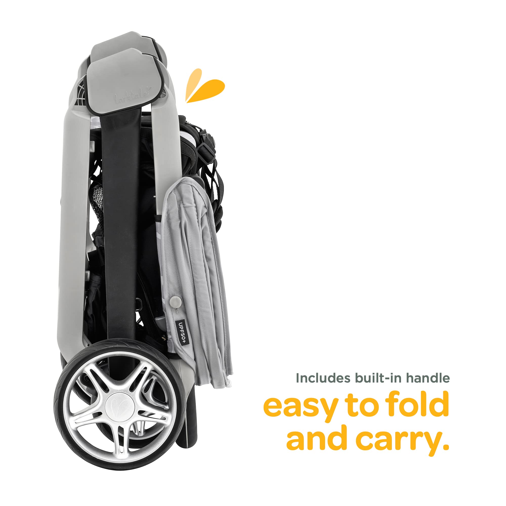 日本未発売ベビーカー: LARKTALE CHITCHAT Travel Stroller | Small Folding Stroller | Eco-Friendly Baby