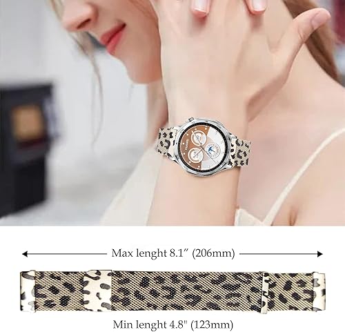 Vista 62 de Correas compatibles con Samsung Galaxy Watch de 1.81 pulgadas / Galaxy 3 de 1.77 pulgadas / Gear S3, correa de repuesto de malla metálica de acero