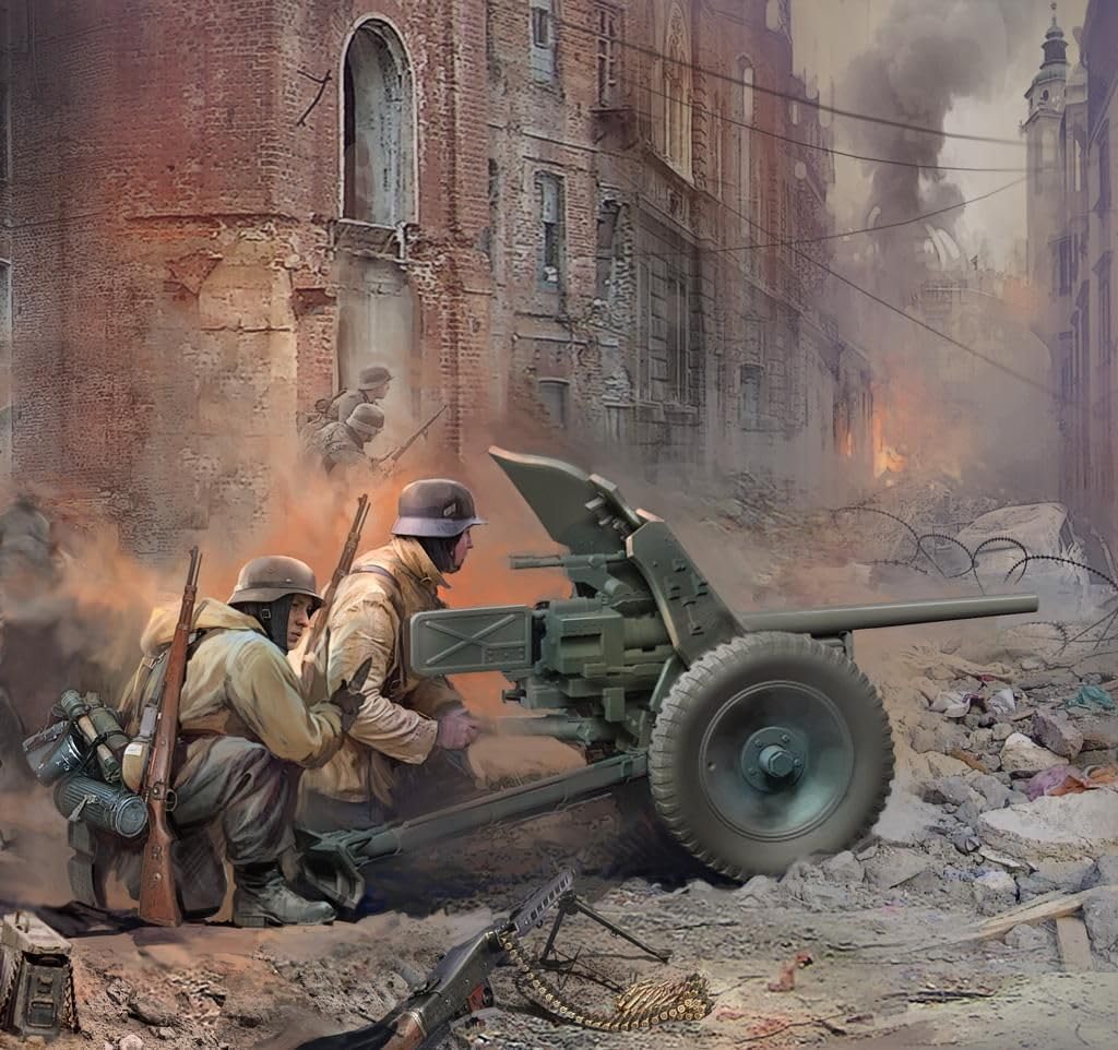 Zvezda Models 1/72 German Anti-Tank Gun PaK-36 With Crew