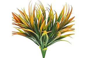 6Pcs Artificial Grass Plants - Lifelike Greenery for Indoor and Outdoor Decor