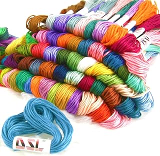 50 Skeins x 8m Colour Floss 6 Strand Embroidery Cross Stitch Threads Crafts Skeins Cross Stitching Sewing Thread