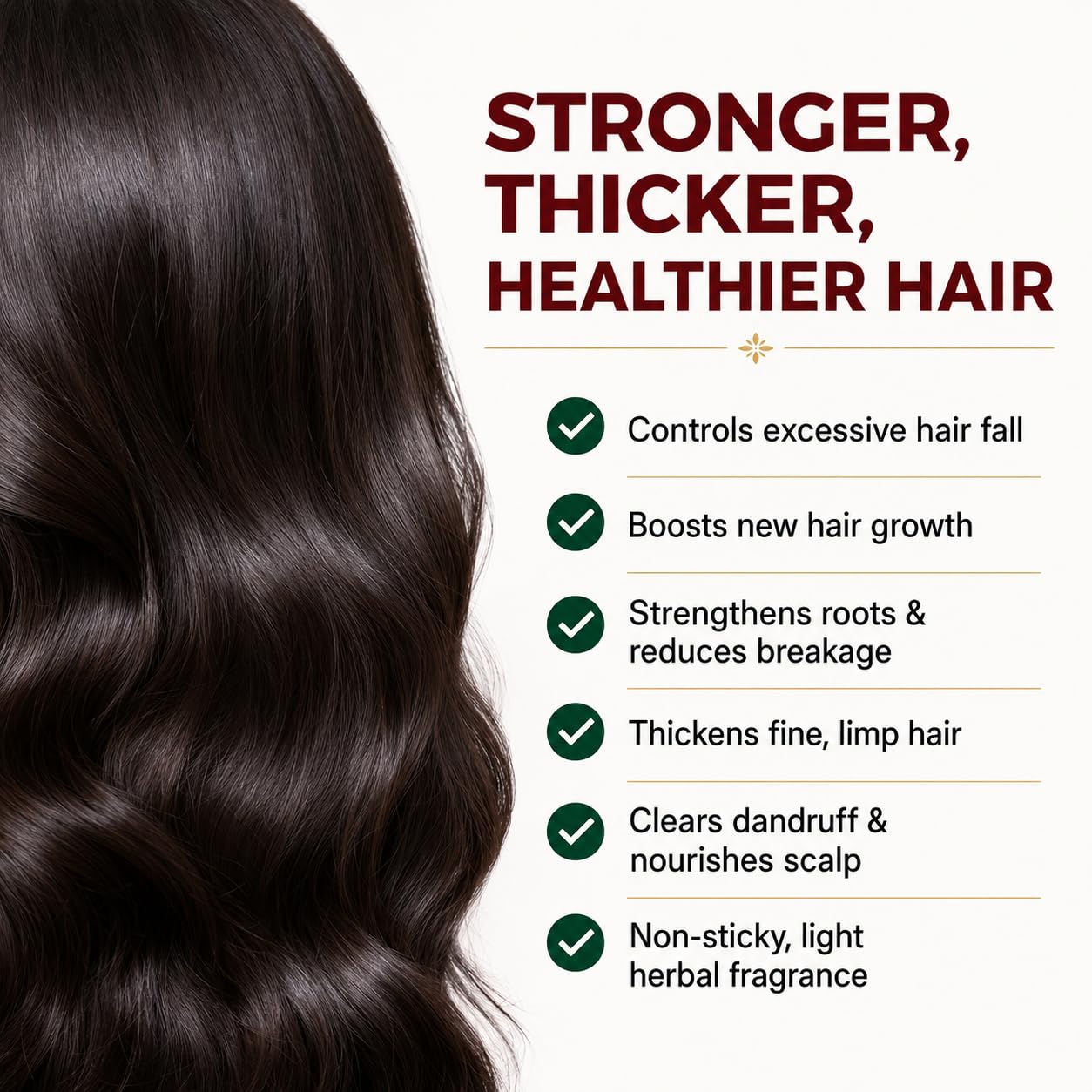 Red Onion Hair Growth Oil with Natural Herbs and Nourishing Oils, 6.8 Fl Oz