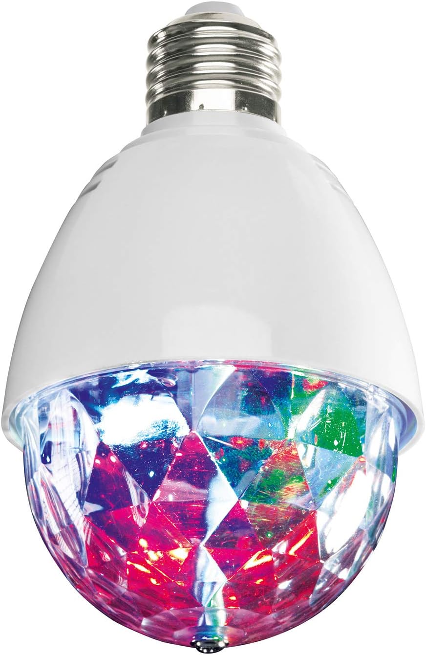 EASYmaxx 04684 LED Disco Lights Party Lights | Crystal Rotating Ball | LED Ball