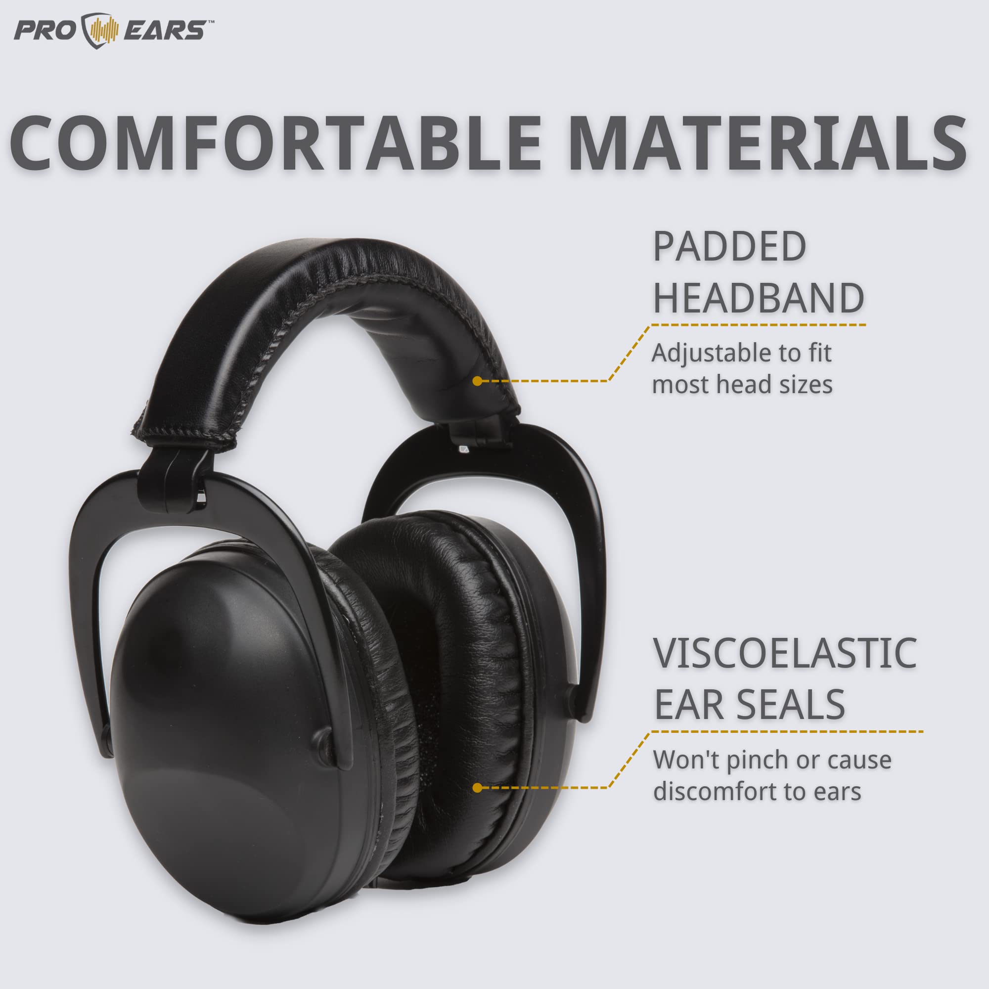 Pro Ears Ultra 26 MRI Kit, orejeras de protección auditiva segura para resonancia magnética, tapones para los oídos y bolsa de almacenamiento, NRR 26 dB