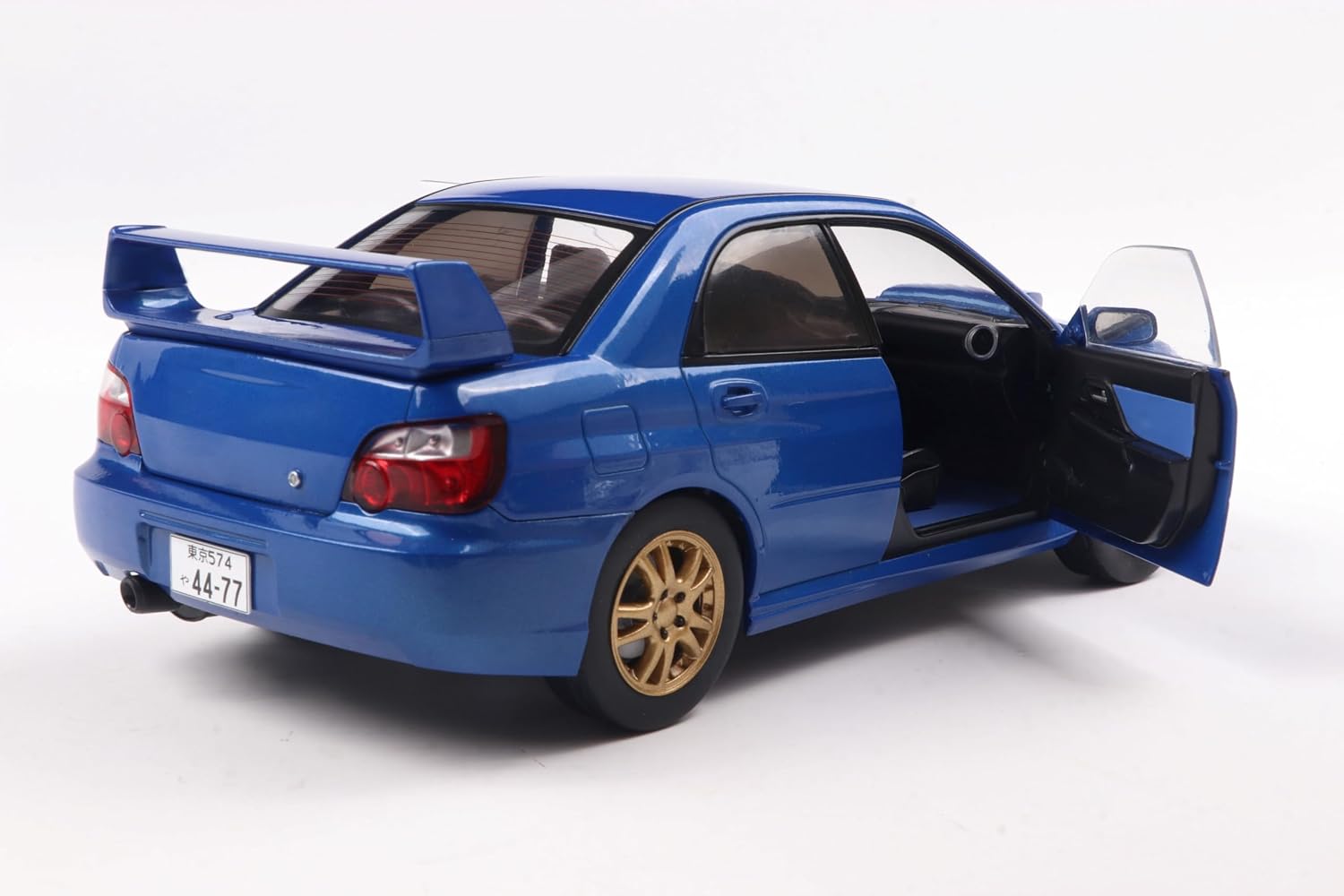 Subaru Impreza WRX STI 2003 Sonic Blue – 1:18 Diecast Model by Solido – Rally Car Collector's Edition