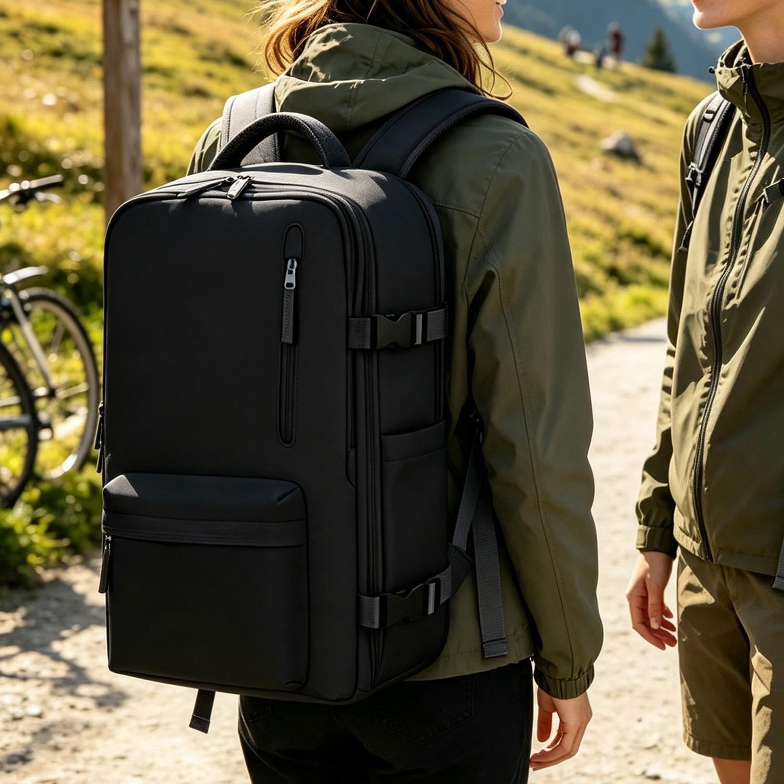Zaino Da Viaggio Con Scomparto Scarpe Zaino Da Viaggio Per Computer | Zaino Da Cabina Per Aereo Per Viaggio, Lavoro, Scuola, Pendolarismo, Escursionismo, Spiagg