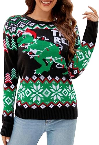 Women's V-Neck Sweaters Long Balloon Sleeve Side Slit Fall Fashion 2023 Plus Size Sherpa Jumper Tunic Pullover Tops