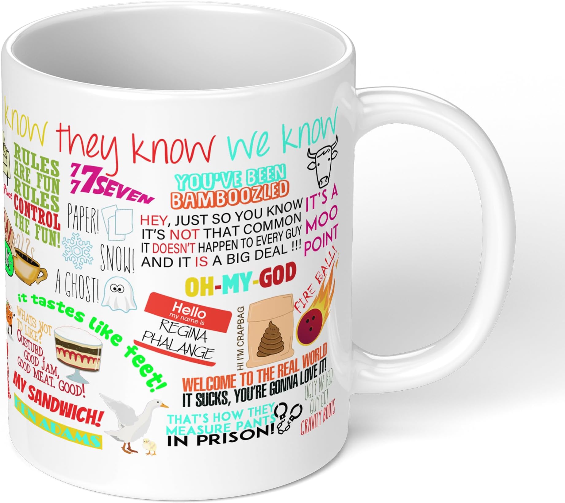 Ultimate Friends Tv Show Quote Mug Cup Best Christmas Birthday Present Fun Gift