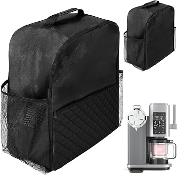 Travel Bag for Ninja Swirl NC701, Portable Ice Cream Maker Carrying Bags for Ninja Soft Serve Ice Cream Outdoor Case NC701 Maker Creami Swirl Accessories Black