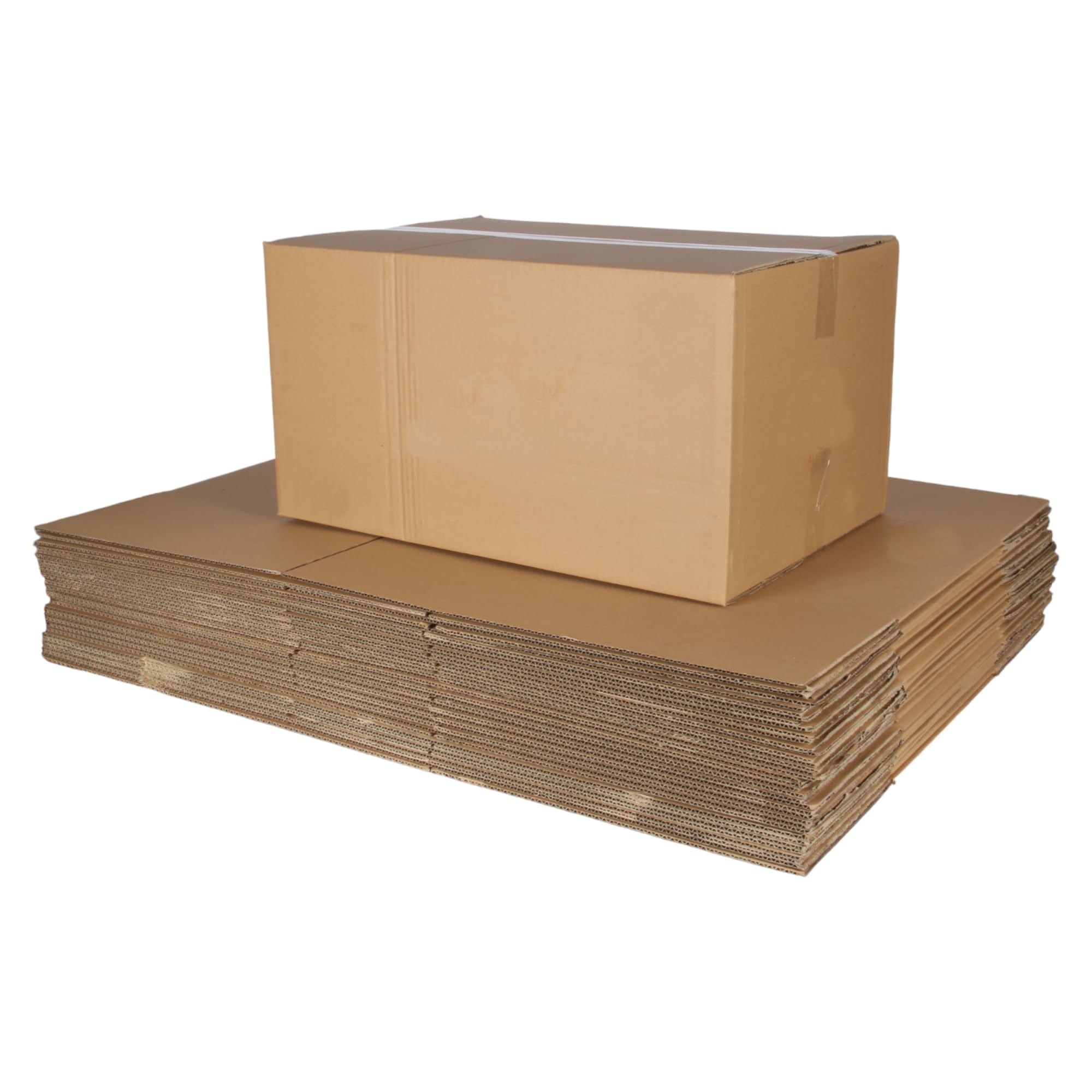 Large Moving Boxes. Heavy Duty Cardboard Boxes. Shipping Corrugated Box. 58x40x30cm, 70 Litres Box Mailers. (20)