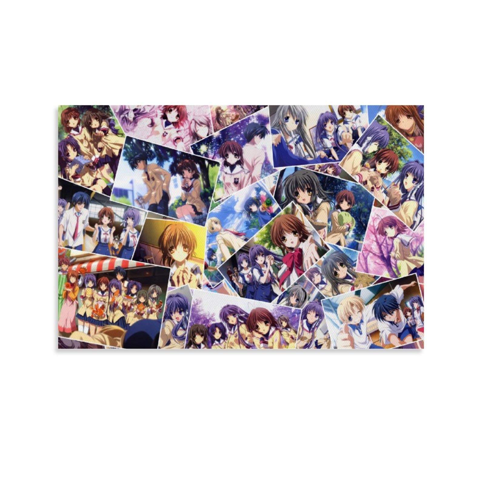 CLANNAD Akio Furukawa Fuuko Ibuki Kotomi Ichinose Kyou Fujibayashi Mei Sunohara Nagisa Furukawa Ryou Fujibayashi Sanae Furukawa Tomoya Okazaki Tomoyo Sakagami Youhei Sunohara Anime   Decor