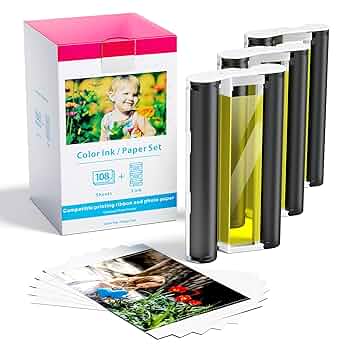 プリンター・複合機 Canon SELPHY CP Color Ink Paper Set Amazon.com: Canon SELPHY CP520 Color Ink/Paper Set (OEM) 36