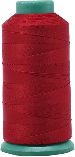 Miniatura 708 de Mandala Crafts Hilos de coser resistentes de nailon consolidado, hilo para tejer jeans de cuero, hilos de tapicería marina al aire libre, Beige