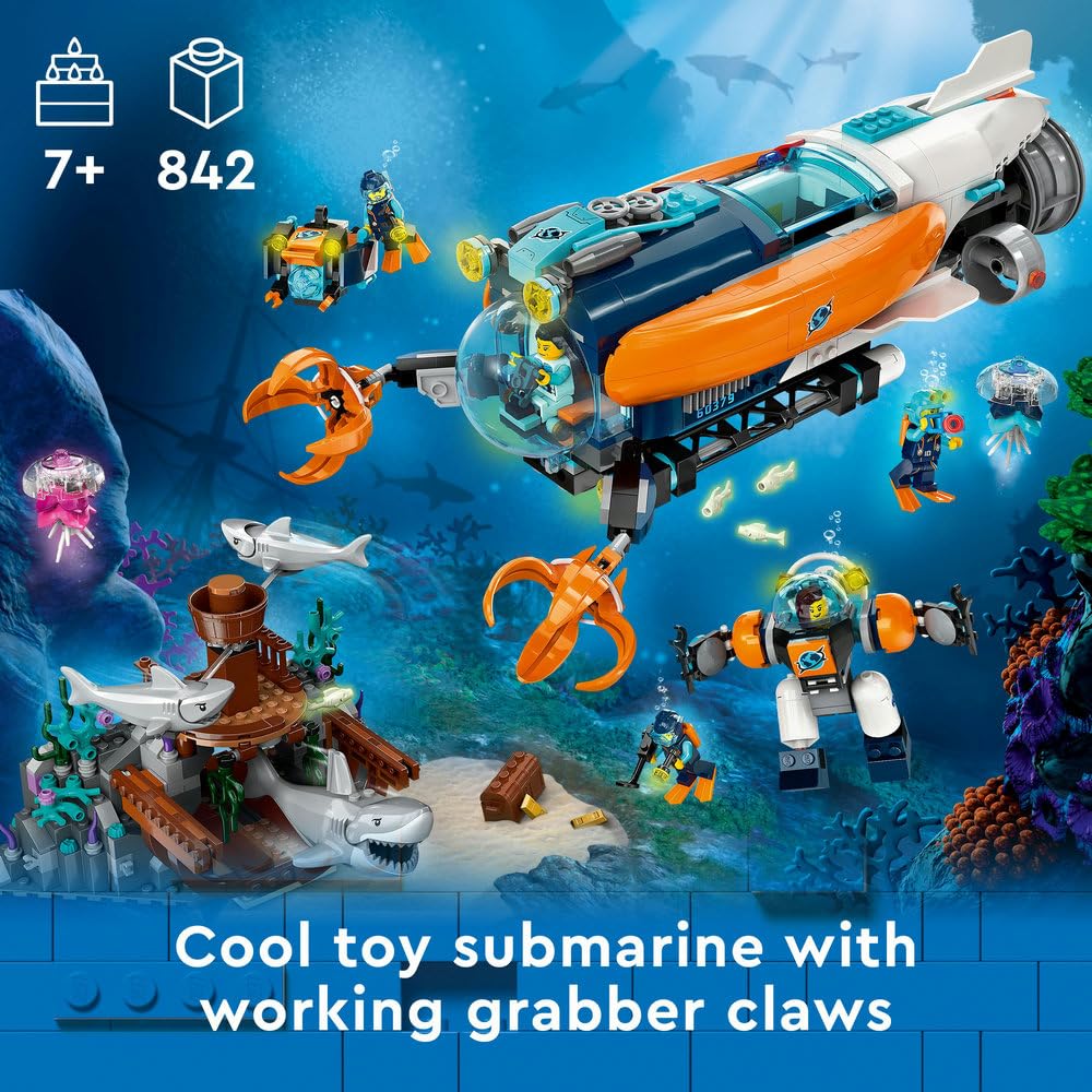 A★　　Laesse LEGO City Exploration 60379 Deep-Sea Explorer Submarine (842