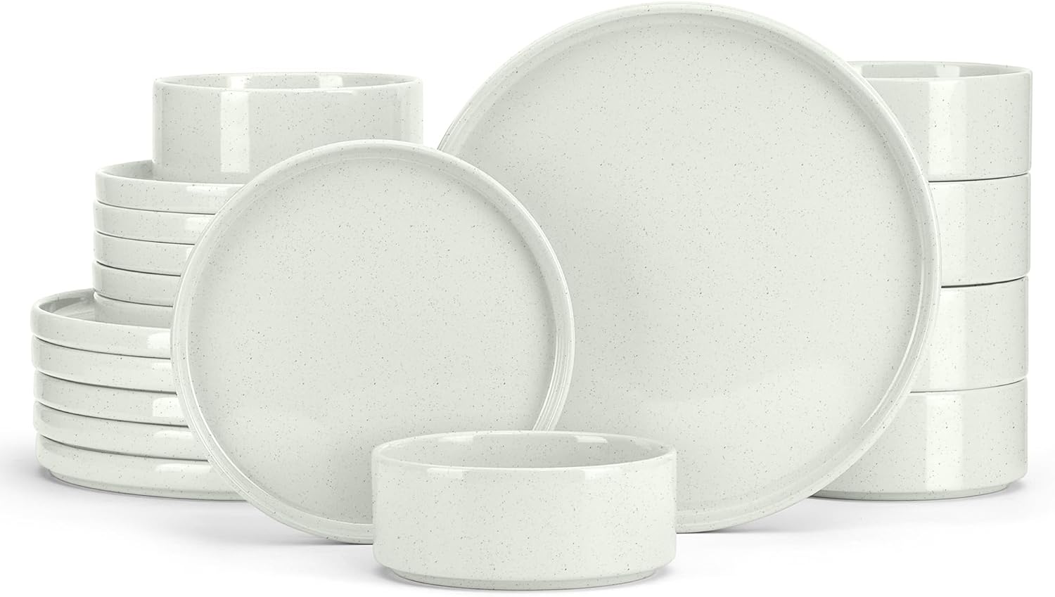 Modern Dinnerware Unique Dishware E-far Dinnerware Sets For 6, 18